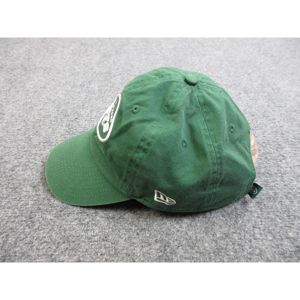 New York Jets Hat Cap Strap Back Green NFL Football Mens One Size New Era - Picture 3 of 15